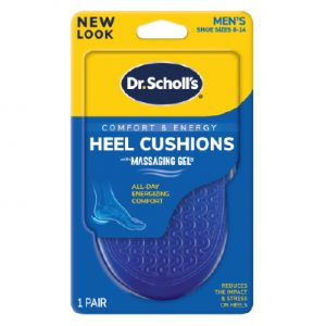 DR. SCHOLLS ALMOHADILLA GEL MASAJEADOR PARA TALÓN HOMBRE