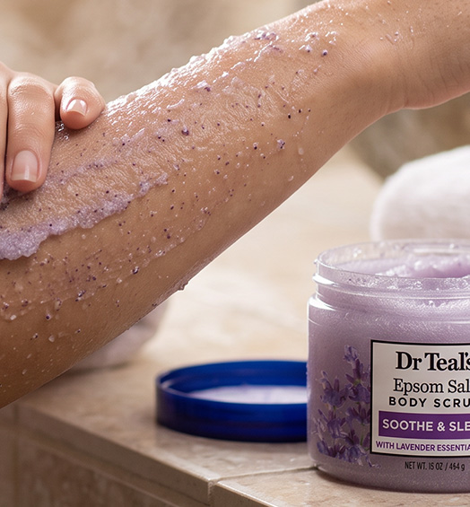 DR.TEALS SALT SCRUB LAVANDA 16oz - Image 2